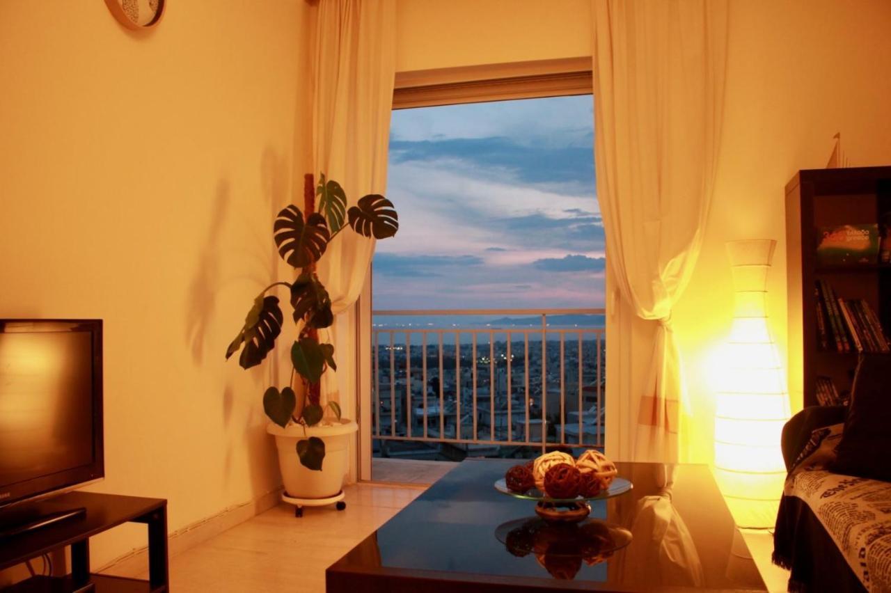 Penthouse With Sea View Apartment Athens Ngoại thất bức ảnh
