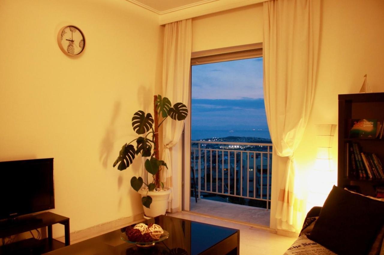 Penthouse With Sea View Apartment Athens Ngoại thất bức ảnh